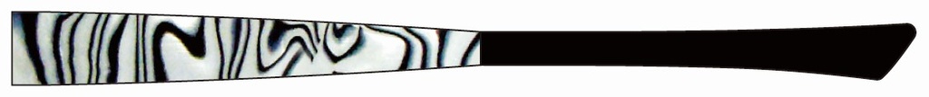 eye:max 5701 89 schwarz-weiss marmoriert perlglanz